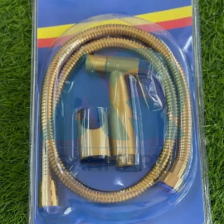 Golden Stainless Steel Toilet Shower Set with Pipe