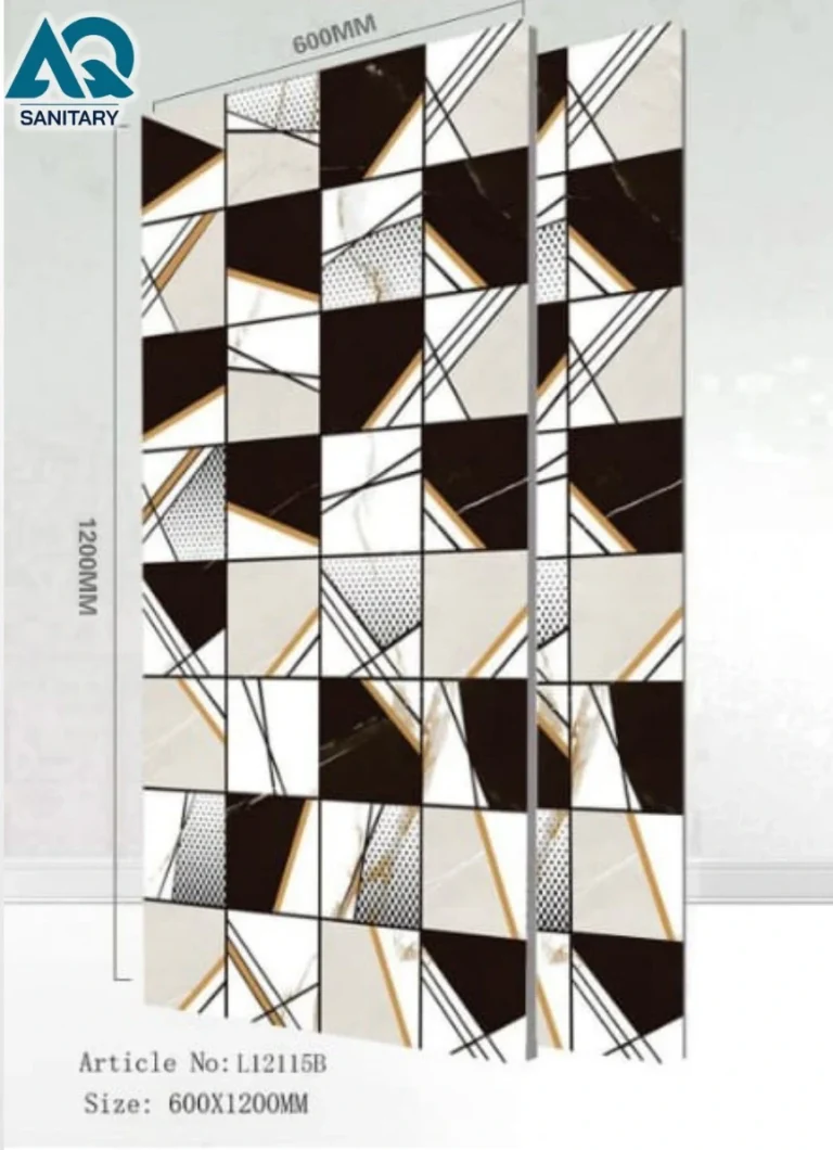 Time Ceramics Wall Tile Geometric Design (600×1200mm - LL1215B)